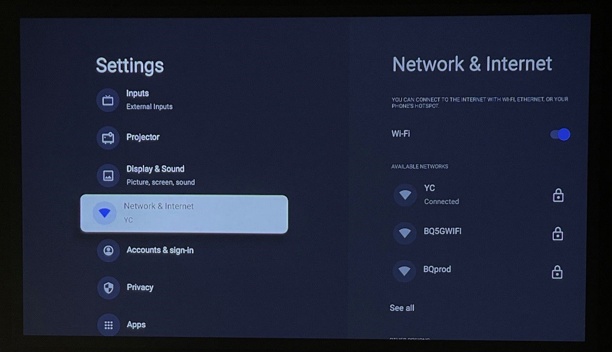 How to mirror the screen of your Windows desktop to the BenQ Google TV